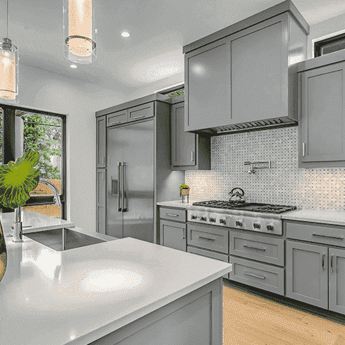 Modern Wooden Modular Kitchen